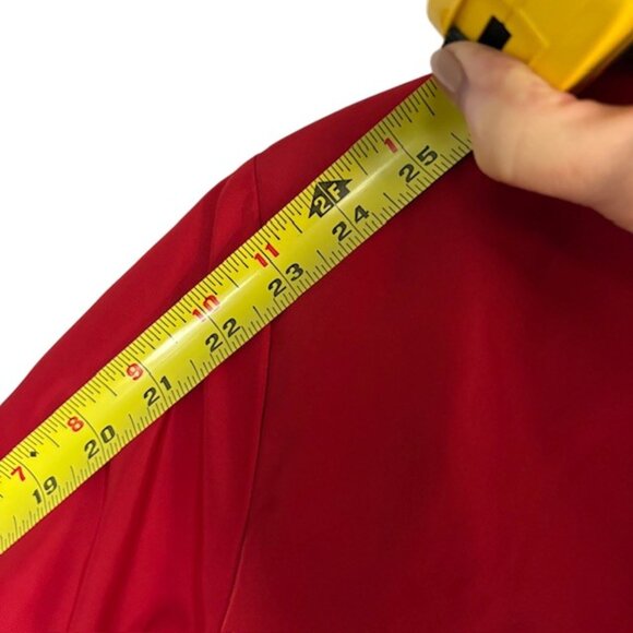 BERNARDO Insulated Hooded Raincoat RED Size S Mid-Length Water-Resistant - Picture 11 of 14